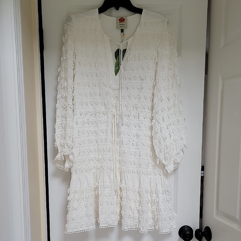 NWT Farm Rio Fringe Detail Mini Dress - Picture 5 of 15
